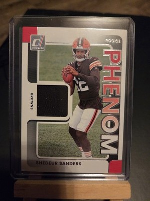 2025 Panini Donruss Rookie Phenom Jerseys Shedeur Sanders #RPJ-SSS (MEM, RC)