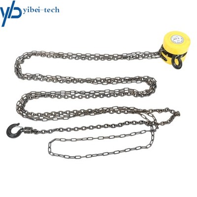 1 Ton Chain Hoist Chain Block 15 FT Lift Heavy-Duty Steel Hook Garage Warehous