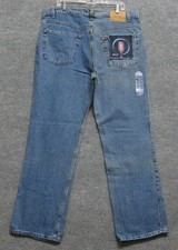 NEW VINTAGE LEVI'S 517 RED TAB BOOT CUT DENIM JEANS PANTS USA 38x32