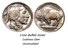 1926 Buffalo Nickel - Lustrous Gem Or Near Unciculated  (SA)