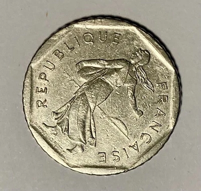 Pièce 2 FRANCS SEMEUSE NICKEL B D'Après O.ROTY 1980 - Photo 1/2