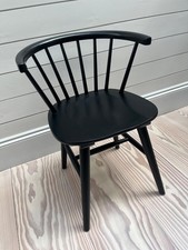 Black Wooden Dining Chair 74x56cm