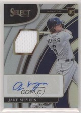 2022 Panini Select Rookie Jersey Holo Prizm 77/99 Jake Meyers #RJA-ME Auto 0c6