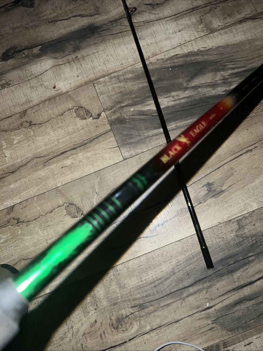 black eagle fishing pole 6.6 Eagle Claw Black Eagle No BE 96103 8'6