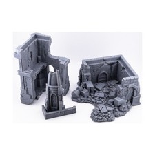 RM Miniatures Studios Loose Fantasy Terrain 28mm Ruined Stormguard Tower #1 NM