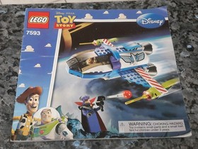 Lego Toy Story (7593) Buzz's Star Command Spaceship - Parts, Pieces Instructions
