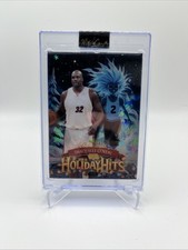 2025 Wild Card Holiday Hits! Shaquille Shaq O’Neal 3/3 Blue Background Card