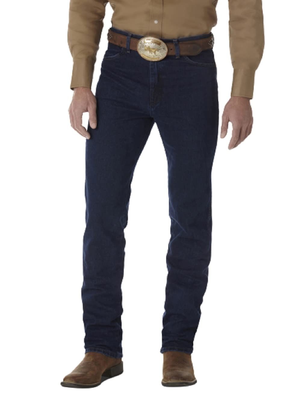 Wrangler 0936 Cowboy Cut Slim Fit Jean, Dark Stonewash, 32W 