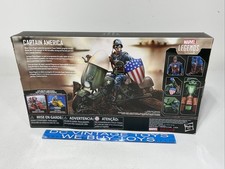 Marvel Legends 80th WWII Captain America with Motorcycle New- NICE