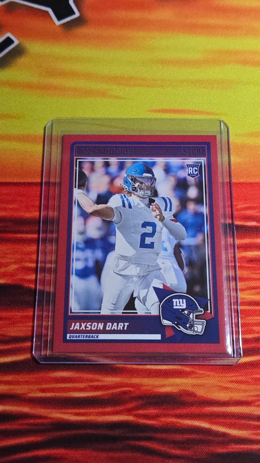 2025 Score - Rookies Jaxson Dart #35 Red (RC)