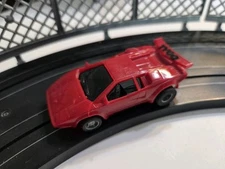 Tyco Red Lamborghini Slot Car