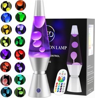 LED Motion Lamp RGB Remote Control Colour Changing Lava Lamp