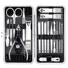 Nail Clippers Set Fingernail and Toenail Clipper Cutters, Manicure Pedicure Kit 