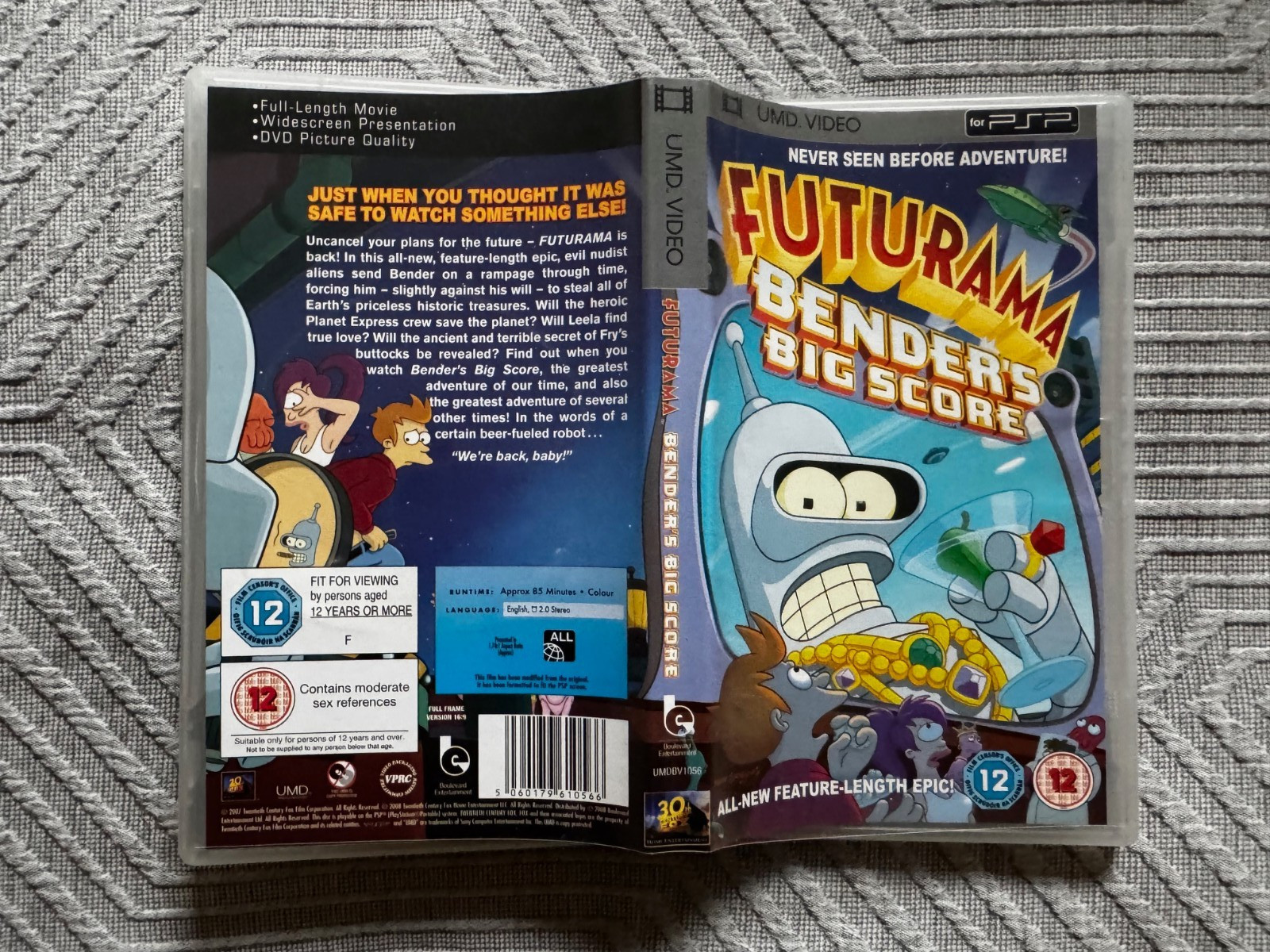 UMD Movie: Futurama Bender's Big Score (Sony Playstation Portable) Region Free