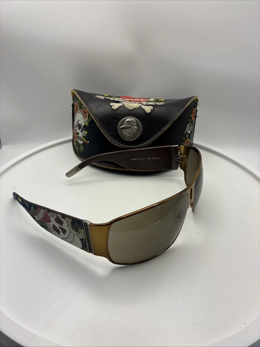Ed Hardy Brown Sunglasses for Women for sale | eBay