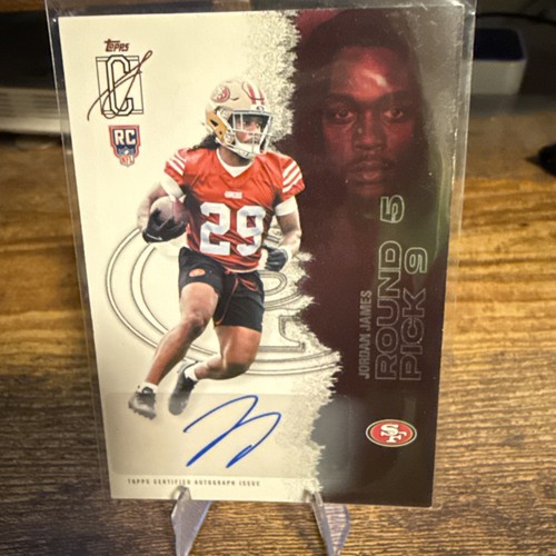 Topps 2025 Signature Class Jordan James 49ers #170 Rookie Auto