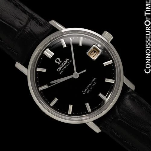 1962 OMEGA SEAMASTER De Ville Vintage Mens SS Steel Watch - Mint with Warranty