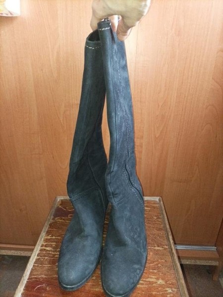 Women Paul Green Boots Black Leather 40 #C4GW