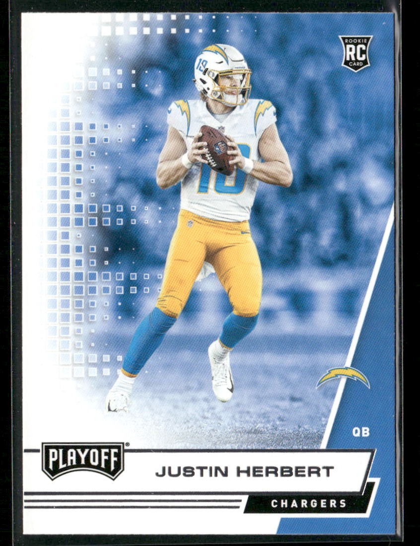2020 Panini Playoff #203 Justin Herbert Rookie