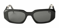 PRADA PR 17WS 1AB5S0 Symbole 49/20 Black/Dark Grey Lenses w/o Case  Box Unisex