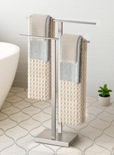 Freestanding Towel Rack for Bathroom, Floor Towel Racks for Bathroom with Wei...