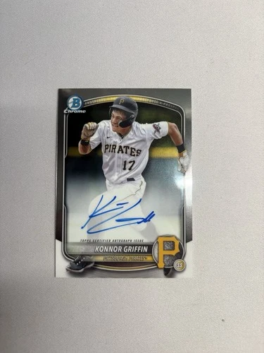 2025 Bowman - Chrome Prospect Autographs Konnor Griffin #CPA-KG (AU, RC)