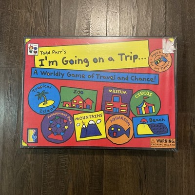 Todd Parr's I'm Going on a Trip Board Game Of Worldly Travel Complete 2000-New