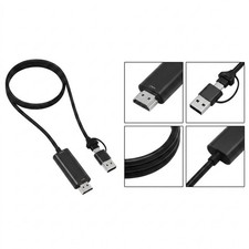2-in-1 USB C 4K for video for capture Card 1080P 60FPS for PS5 For Switch Black