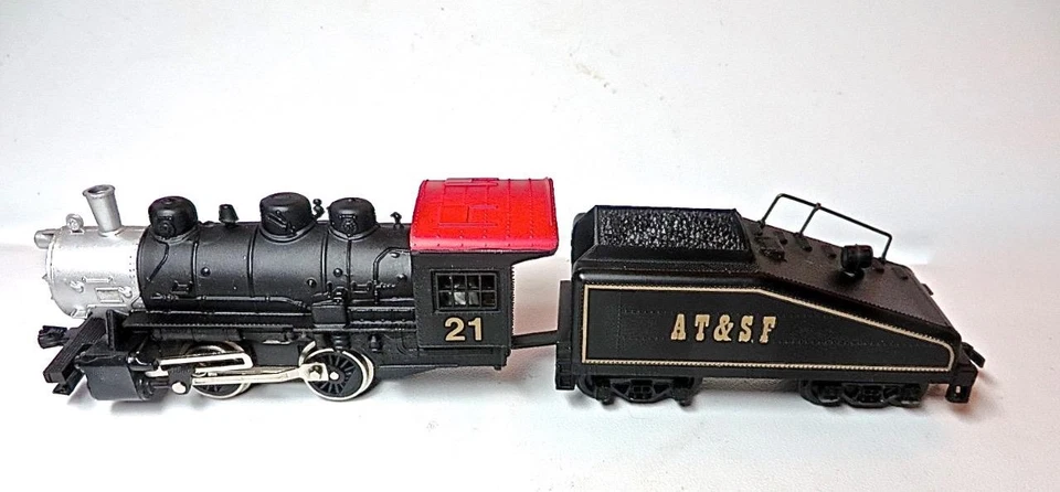 HO Bachmann AT&SF 0-4-0 Steam Locomotive and tender Cab 21 Excellent Low Ship - Image 2 of 4