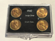 1960-P&D Small and Large Date Lincoln Cent Set/Unc++ #17428-2