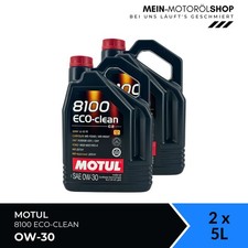 Motul 8100 Eco-clean 0W-30 Chrysler Ford Fiat Mercedes 2x5 Liter = 10 Liter Motul 8100 Eco-clean 0W-30 Chrysler Ford Fiat Mercedes 2x5 Liter = 10 Liter