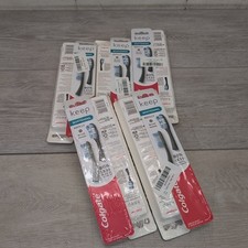 Lot Of 10 Colgate Keep Whitening Tooth Brush Head Refills Black 2 Pack NEW