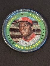 Bob Gibson 1971 Topps Coins VG-EX