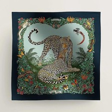 2026 New Women Scarf JUNGLE LOVE shawl Cashmere 90x90cm With Gift Box