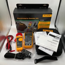 Fluke 117/323KIT Electrician's Multimeter & True RMS Clamp Meter Combo Kit NEW