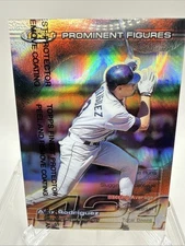 1999 Topps Finest Prominent Figures Alex Rodriguez Refractor /424 PF24 Mariners