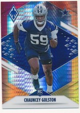 CHAUNCEY GOLSTON 2021 PANINI PHOENIX FIRE BURST #185 RC ROOKIE COWBOYS MINT