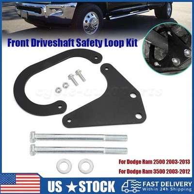 Front Driveshaft Safety Loop Kit For 2003-13 Ram 2500 3500 4x4 Automatic Bolt On