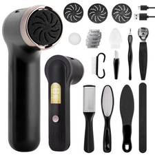 Electric Foot Callus Remover for Feet, 1 Count Pack of 1 , Black