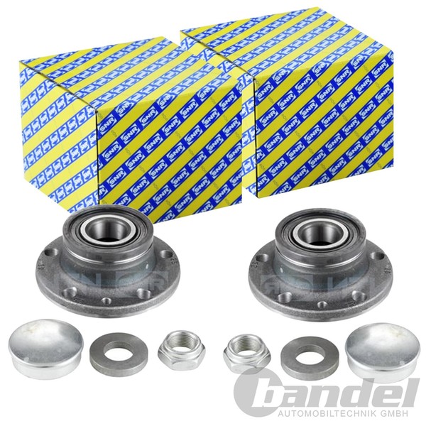 2X Snr RADLAGER-SATZ Hinten Vorne Passend FÜR Alfa Romeo 4C Gtv Spider Fiat-image