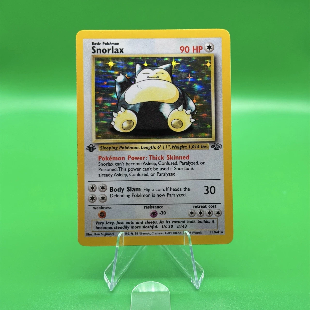 ポケモンカード カビゴン 英語 Snorlax 1st ポケモンカード カビゴン 英語 Snorlax 1st SNORLAX - 11/64 - Jungle
