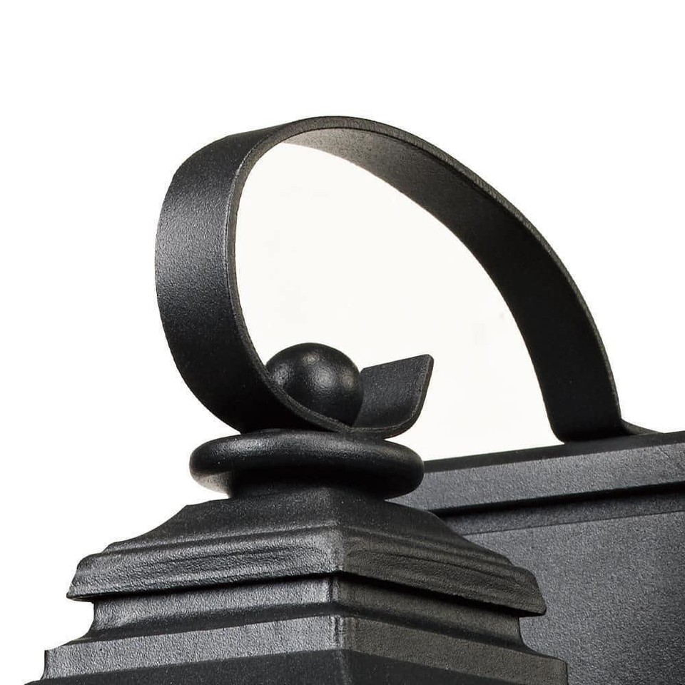 Laredo Outdoor Sconces Texas Star 1Light Small Black Wall Light W