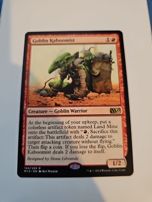 Goblin Kaboomist Core Set 2015 Regular Rare Magic MTG #144