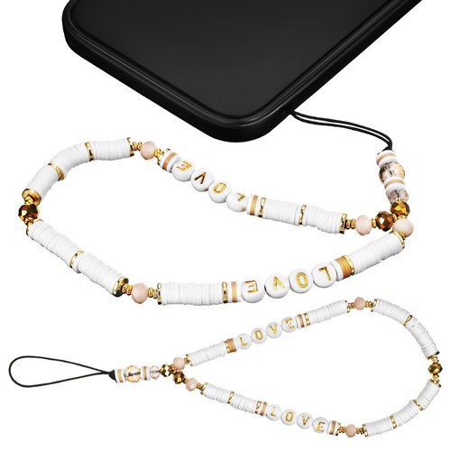 2 Pcs Hanging Chains Decorations Beads Phone Charm Lanyard Straps - 第 1/11 張圖片