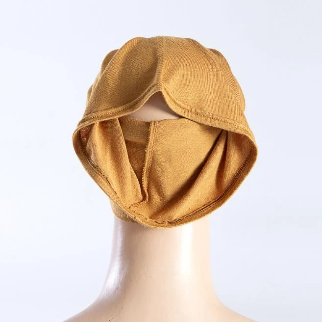 Muslim Women Hijab Hat Chemo Cap Hair Under Cap Scarf Turban Head Wrap Cover D - Image 4 of 4