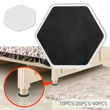 1-40x Furniture Slider Pads Movers Floor Protector For Carpet Tile Wood Magic UK
