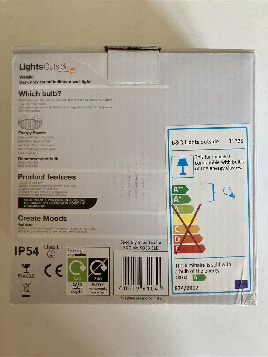 B and q outside wall lights deals