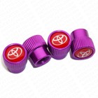 Universal Red Sport Car Wheels Tire Air Valve Caps Stem Dust Cover Gift Decorate