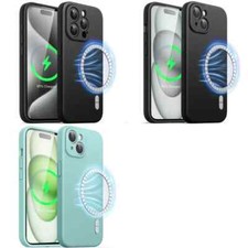 JETech Magnetic Silicone Case for iPhone 15 Pro Max 6.7-Inch -Light Purple