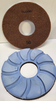2 Pack Budder Turbo Pad - 6'', 50 grit